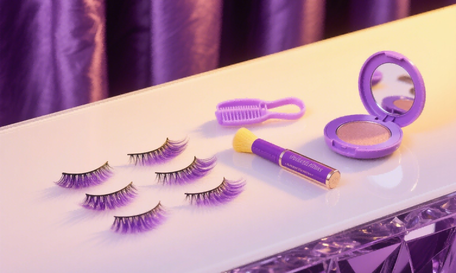 False Eyelashes for Fair Skin: Softening Features with Natural Tones